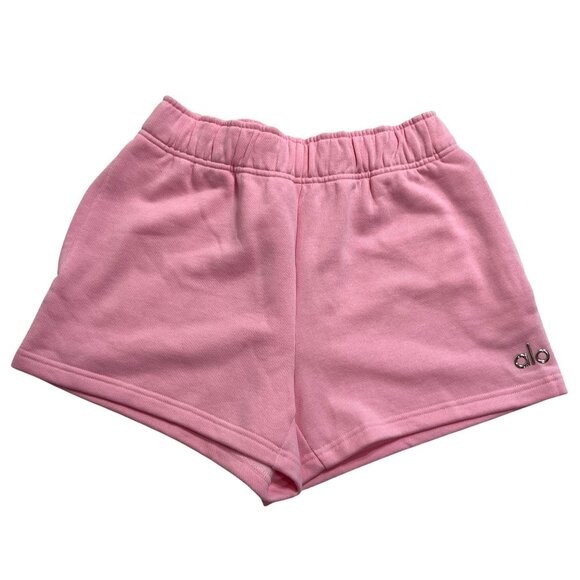 Alo Yoga Accolade Shorts in Sweet Pink - Picture 1 of 4